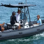 Detroit shoreline trip aboard SENTINEL RIB