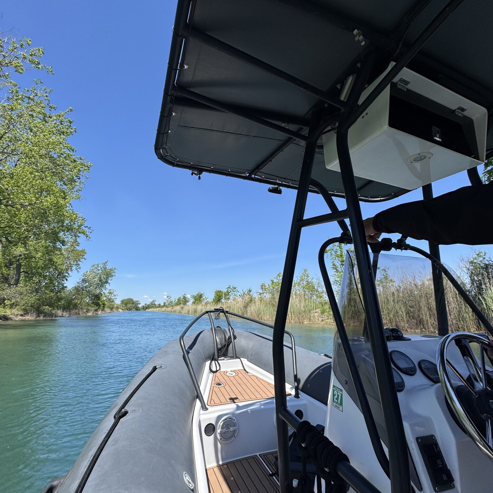 Private beach boat trip using SENTINEL RIB