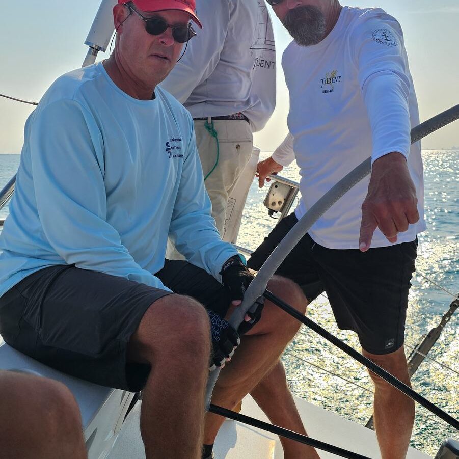 Mackinac race team campaign aboard TRIDENT