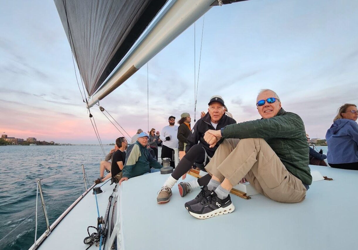Memorial charter on the water for a remembrance gathering
