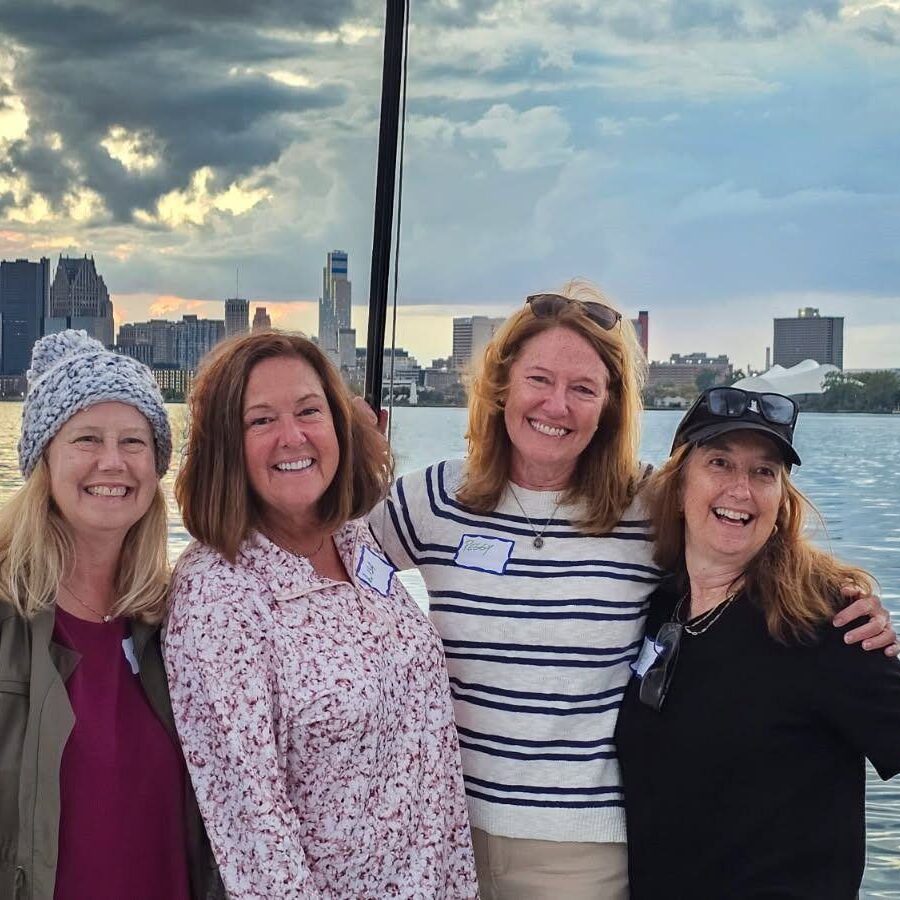 Executive sail with Detroit skyline views from the water