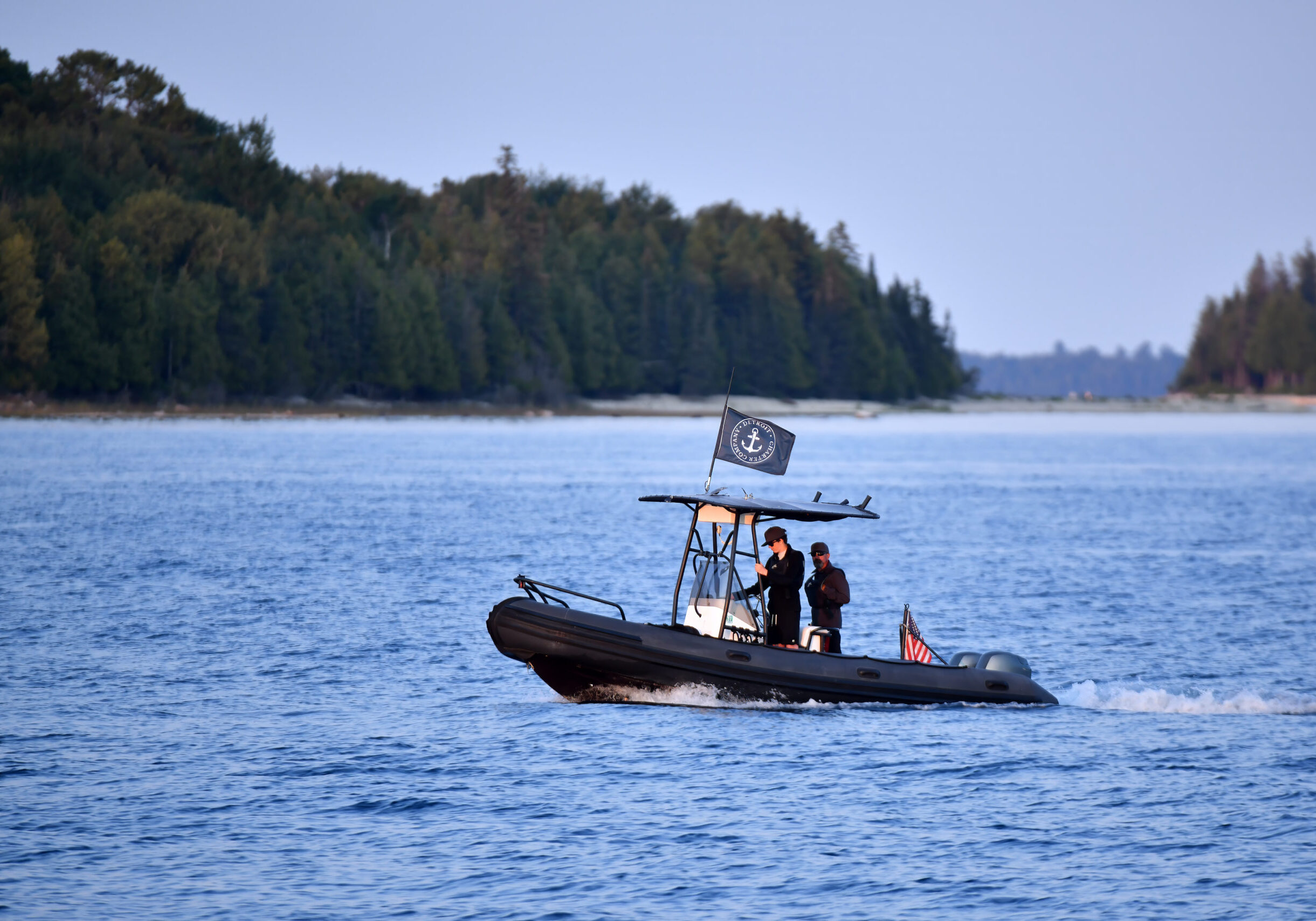 SENTINEL RIB eco tour through Detroit waterways