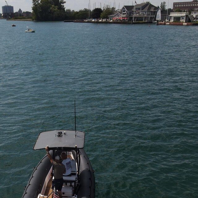Detroit canal tour aboard SENTINEL RIB