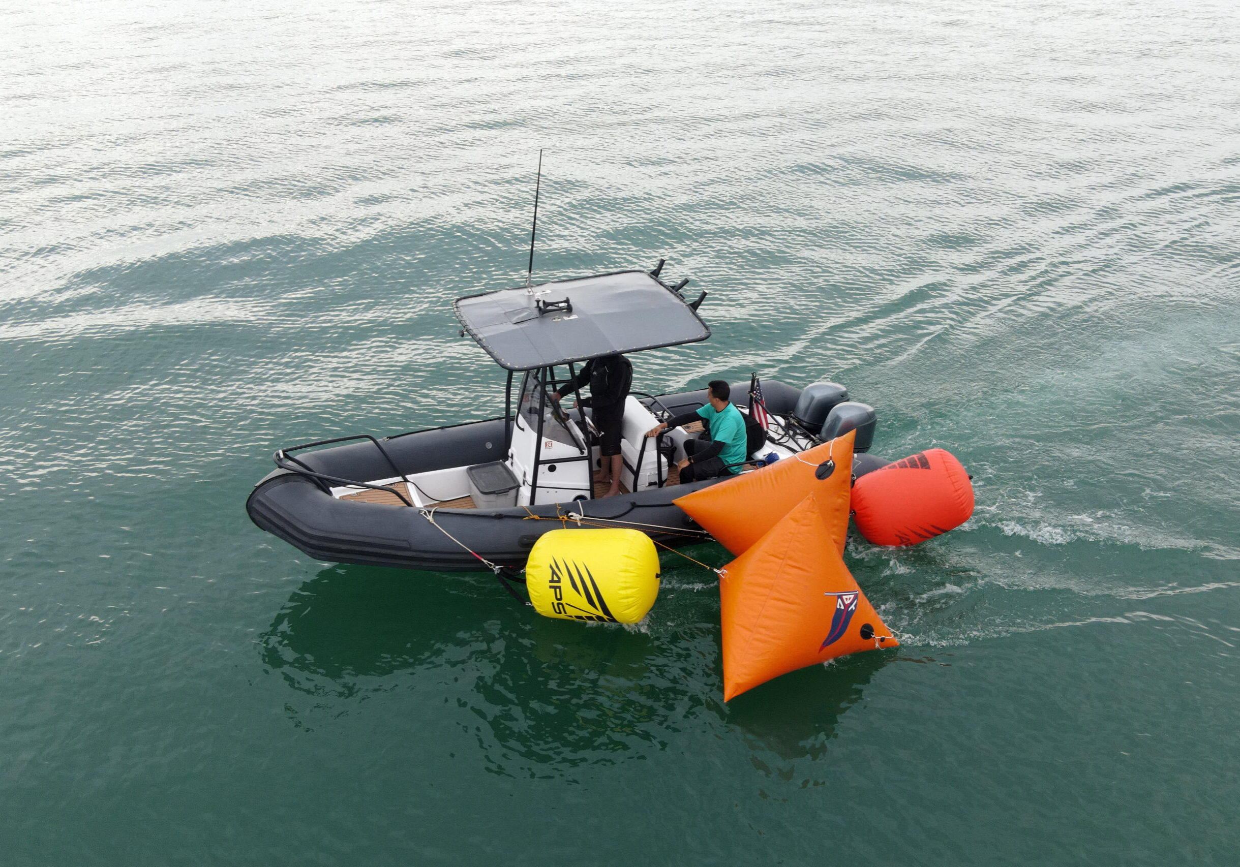 SENTINEL training support boat for race preparation