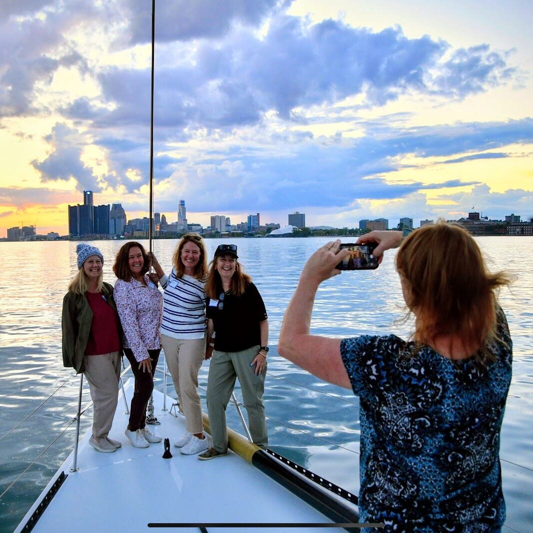 Private wedding charter on a Detroit yacht
